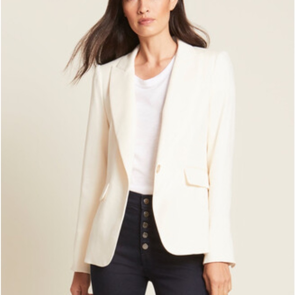 Veronica beard Crepe Cutaway Dickey Jacket 2